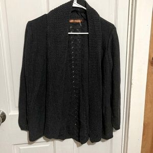Belldini women’s cardigan dark gray size medium